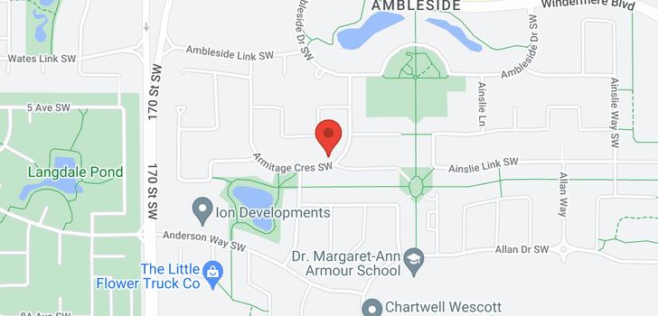 map of 1040 ARMITAGE CR SW
